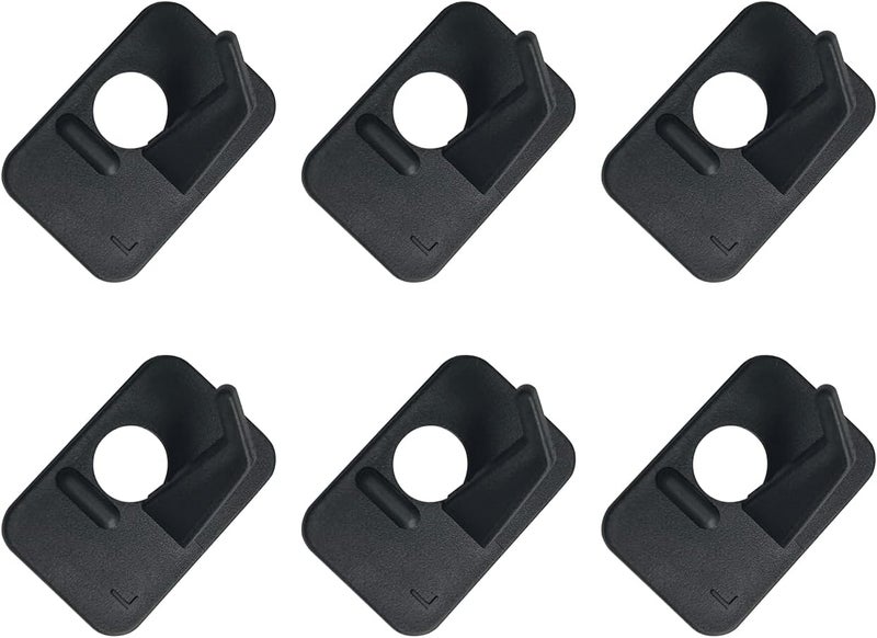 DEERACE 6pcs Arrow Rest Recurve Bow Arrow Rest Adhesive Back Hunting Shooting Targeting Accessory for Right or Left Hand - Image 1